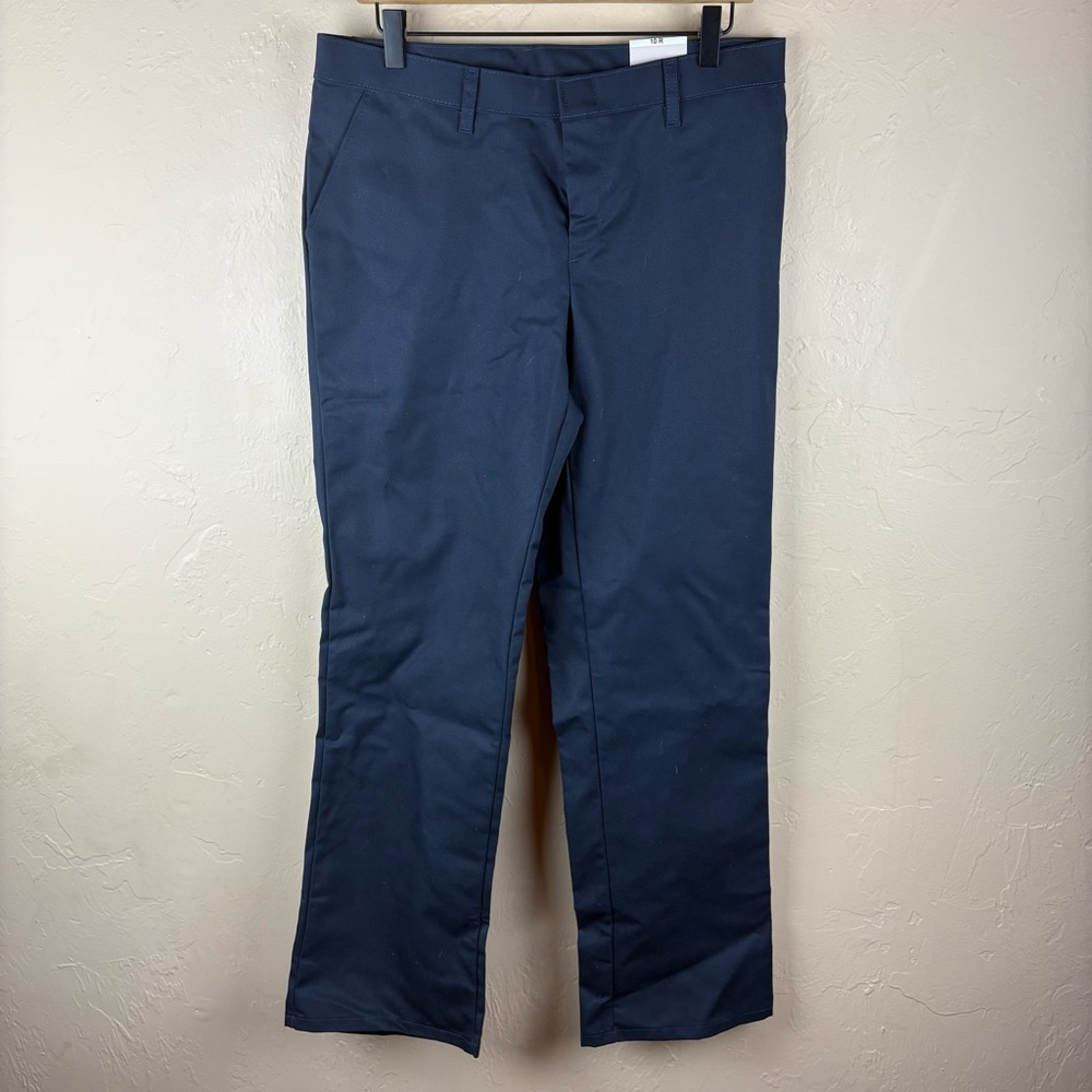 NWT Dickies Women's Navy Blue Trousers Pants size 10 R